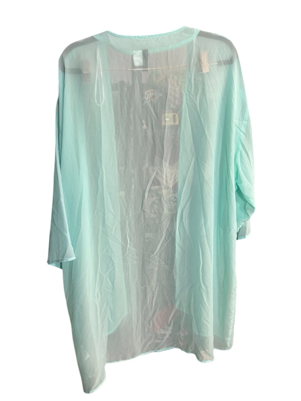 H&M Sheer Mint Green Swim Coverup Kimono - Picture 2 of 3